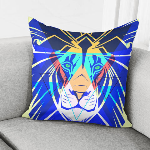 Image of Geometric Lion Pillow Cover