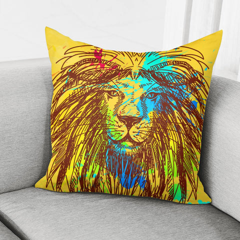 Image of Creative Lion Pillow Cover