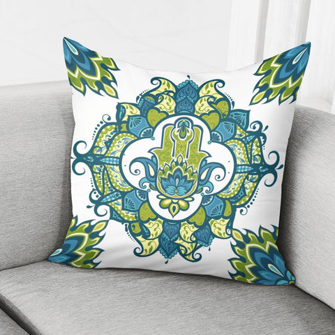 Image of Lotus Design Pillow Cover