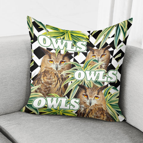 Image of Owls Owls Owls Pillow Cover