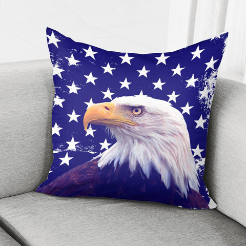 Image of Eagle And Stars Pillow Cover