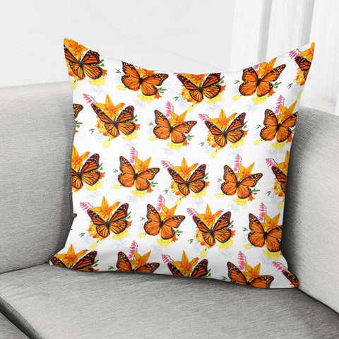 Image of Monarch Butterflies Pillow Cover