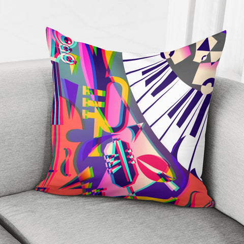 Image of Cool Piano Keys Pillow Cover