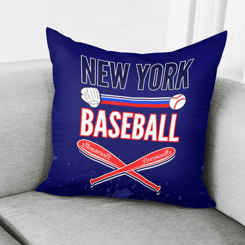 Image of New York Baseball Pillow Cover