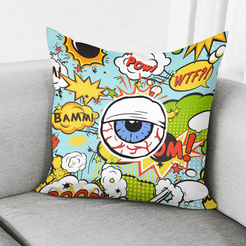 Image of Graffiti Eyes Pillow Cover