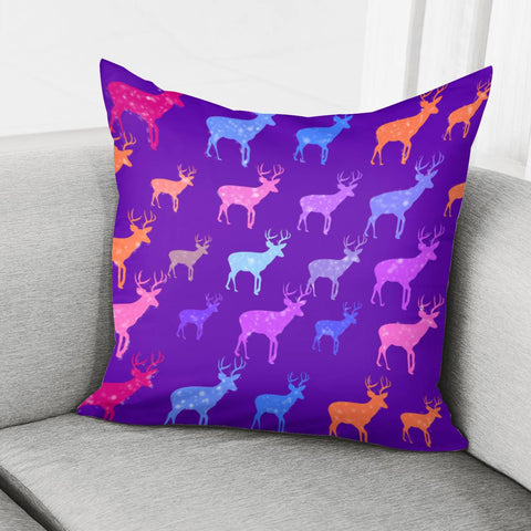 Image of Colorful Elk Pillow Cover