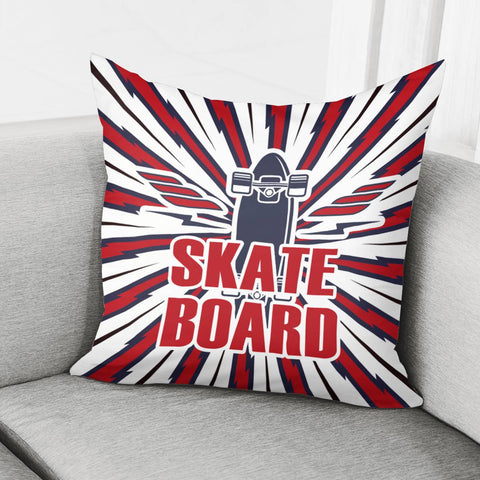 Image of Creative Skateboard Pillow Cover