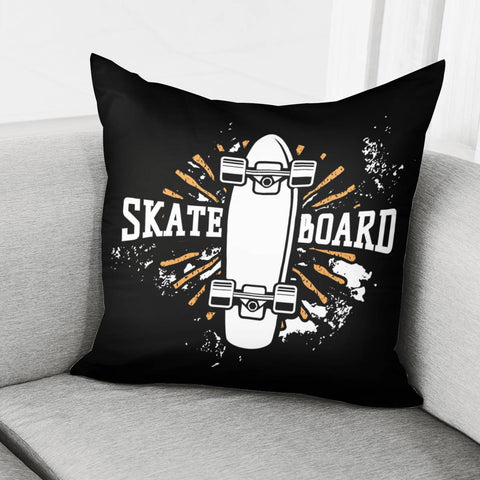 Image of Creative Skateboard Pillow Cover