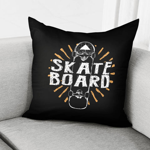 Image of Cool Skateboard Pillow Cover