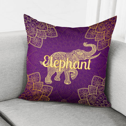 Image of Elephant Pillow Cover