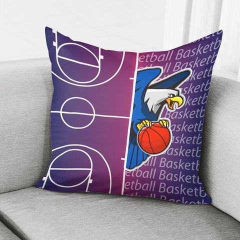 Image of Shooting At The Basket Pillow Cover