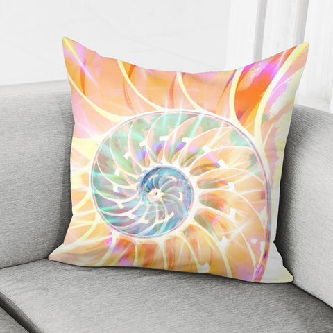 Image of Shinning Nautilus Pillow Cover