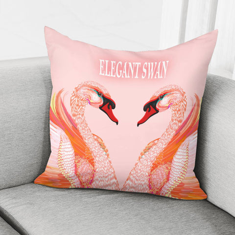 Image of Swan Pillow Cover