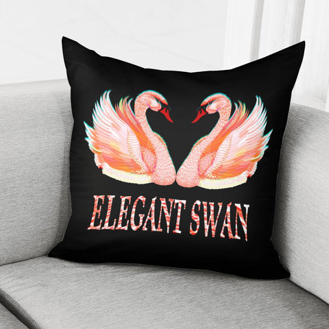 Image of Swan Pillow Cover