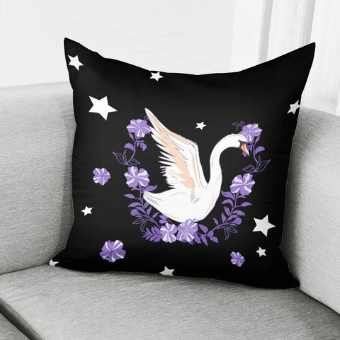 Image of Swan Pillow Cover