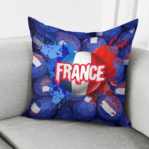 Image of French Football Honor Pillow Cover