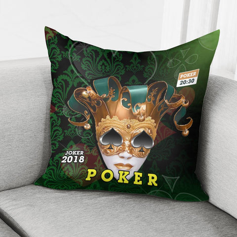 Image of Poker Queen Pillow Cover