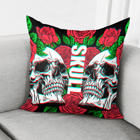 Image of Skull Pillow Cover