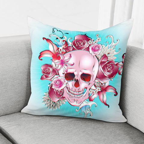 Image of Skull Pillow Cover