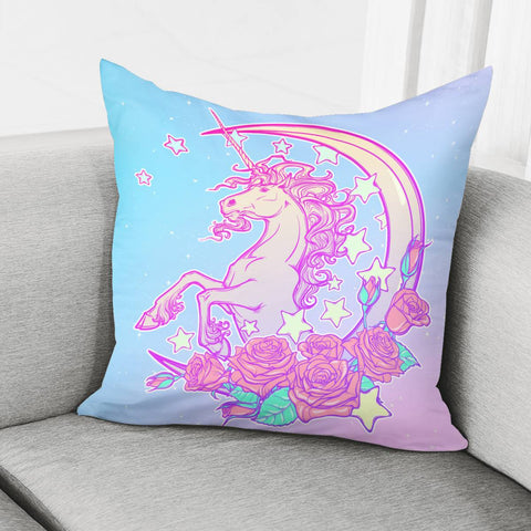 Image of Happy Unicorn Pillow Cover