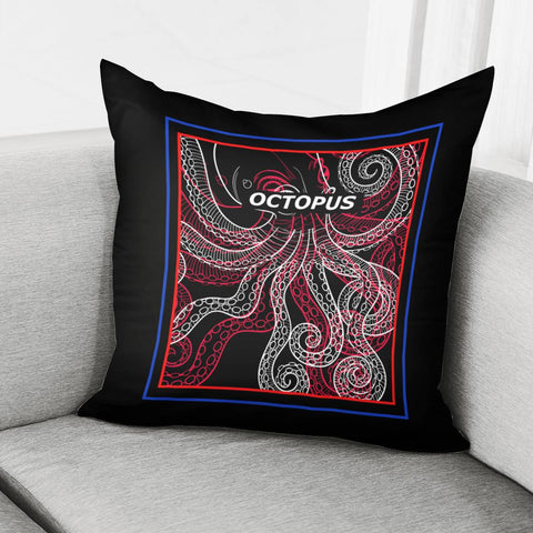 Image of Octopus Animal Painting Pillow Cover