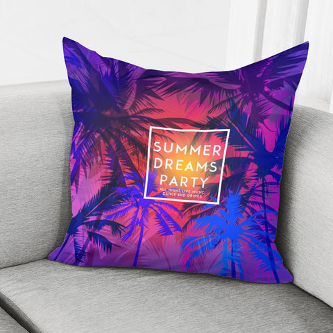 Image of Coconut Tree Pillow Cover