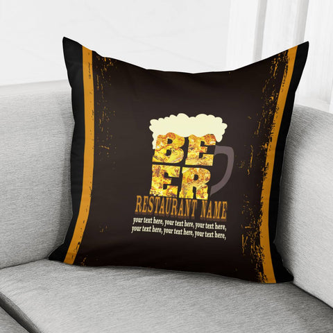 Image of Beer Pillow Cover