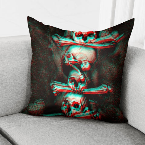 Image of Skull Pillow Cover