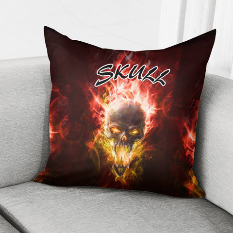 Image of Skull Pillow Cover