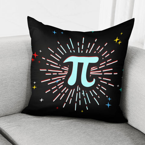 Image of Mathematical Notation Pi Pillow Cover