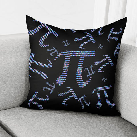 Image of Mathematical Notation Pi Pillow Cover