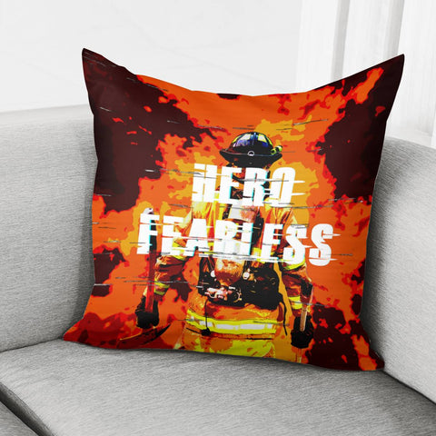 Image of Firemen Pillow Cover