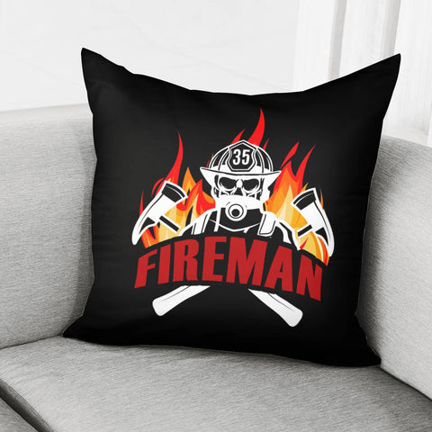 Image of Firemen Pillow Cover