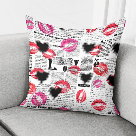 Image of Lips Pillow Cover