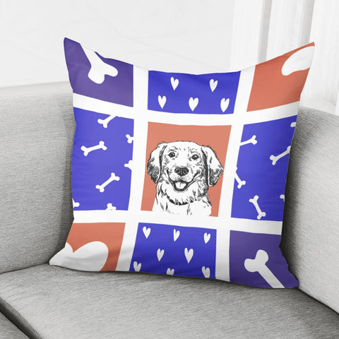 Image of Golden Retriever Pillow Cover