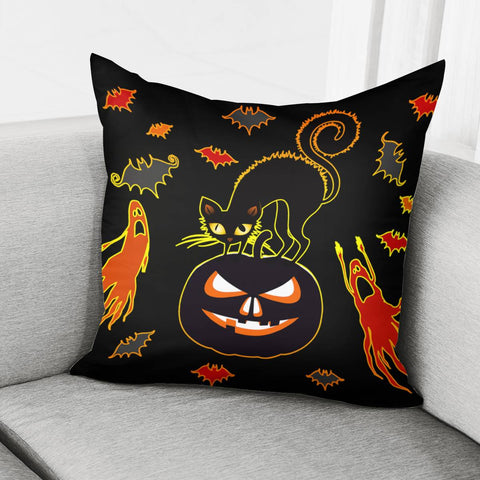 Image of Pumpkin Lantern Pillow Cover