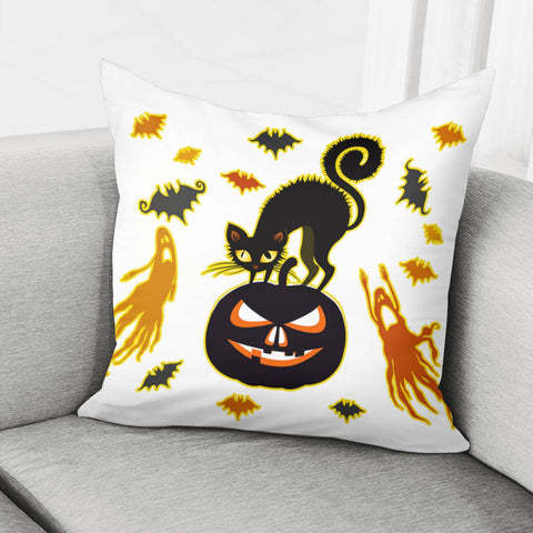 Image of Pumpkin Lantern Pillow Cover