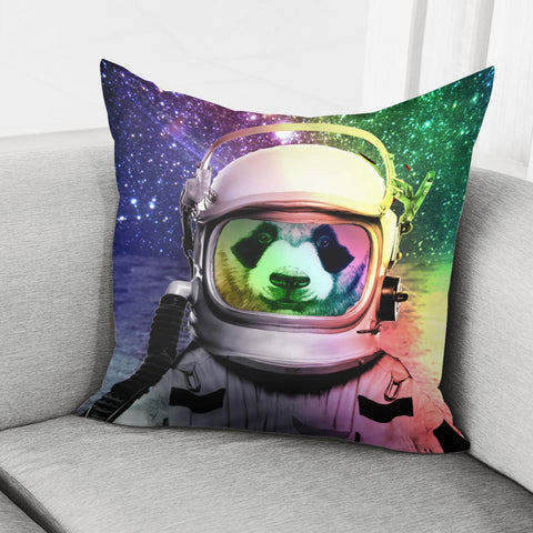 Image of Panda Astronaut Pillow Cover