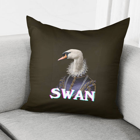 Image of Swan Pillow Cover