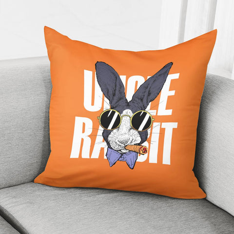 Image of Rabbit Pillow Cover