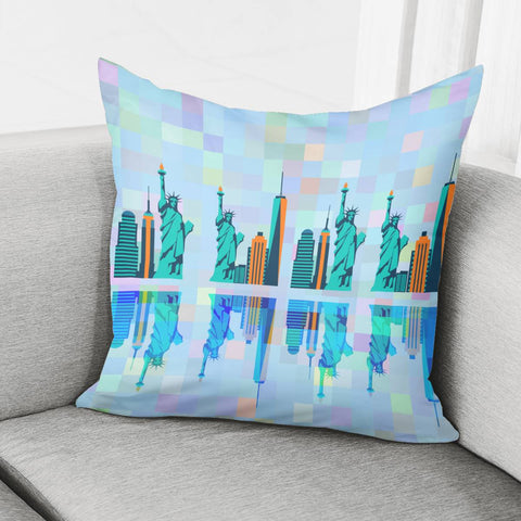 Image of Statue Of Liberty Pillow Cover