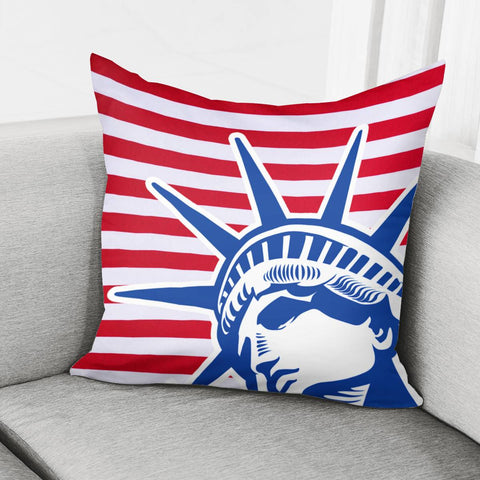 Image of Statue Of Liberty Pillow Cover