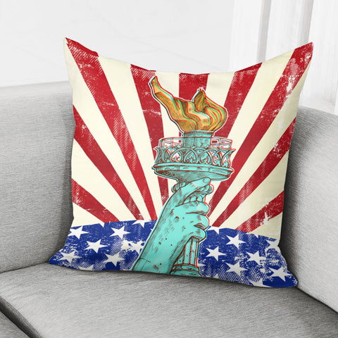 Image of Statue Of Liberty Pillow Cover