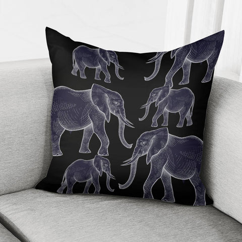 Image of Elephant Pillow Cover