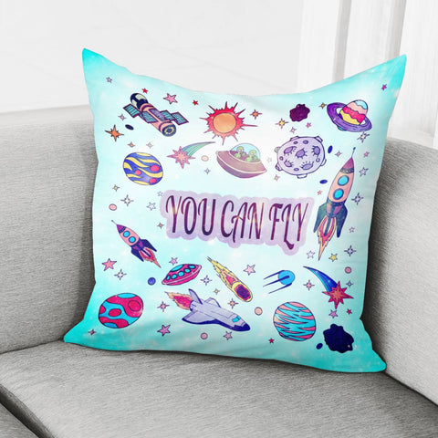 Image of Spacecraft Pillow Cover