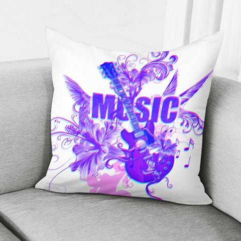 Image of Guitar Pillow Cover