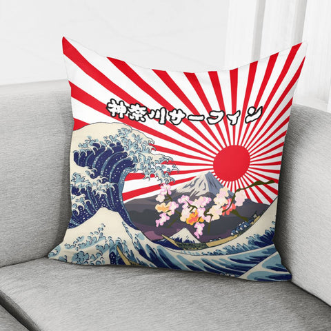 Image of Kanagawa Surf Pillow Cover