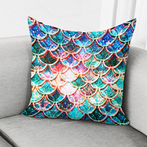 Image of Mermaid Scales Pillow Cover