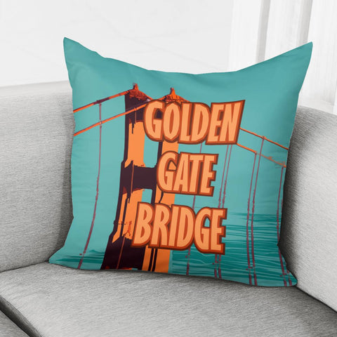 Image of Golden Gate Bridge Pillow Cover