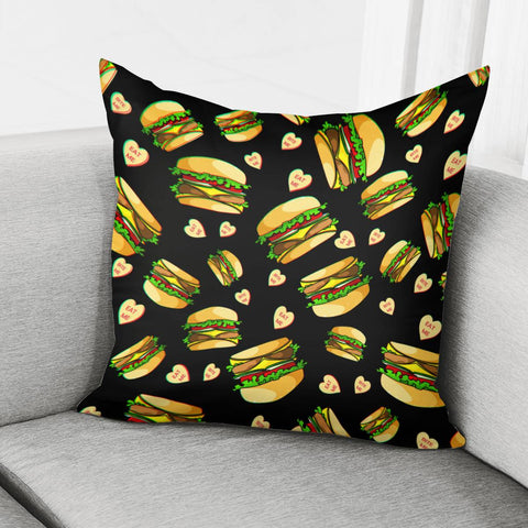 Image of Hamburger Pillow Cover